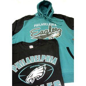 Philadelphia Eagles NFL G-III Men's Hoodie T Shirt Combo Green Black NWT